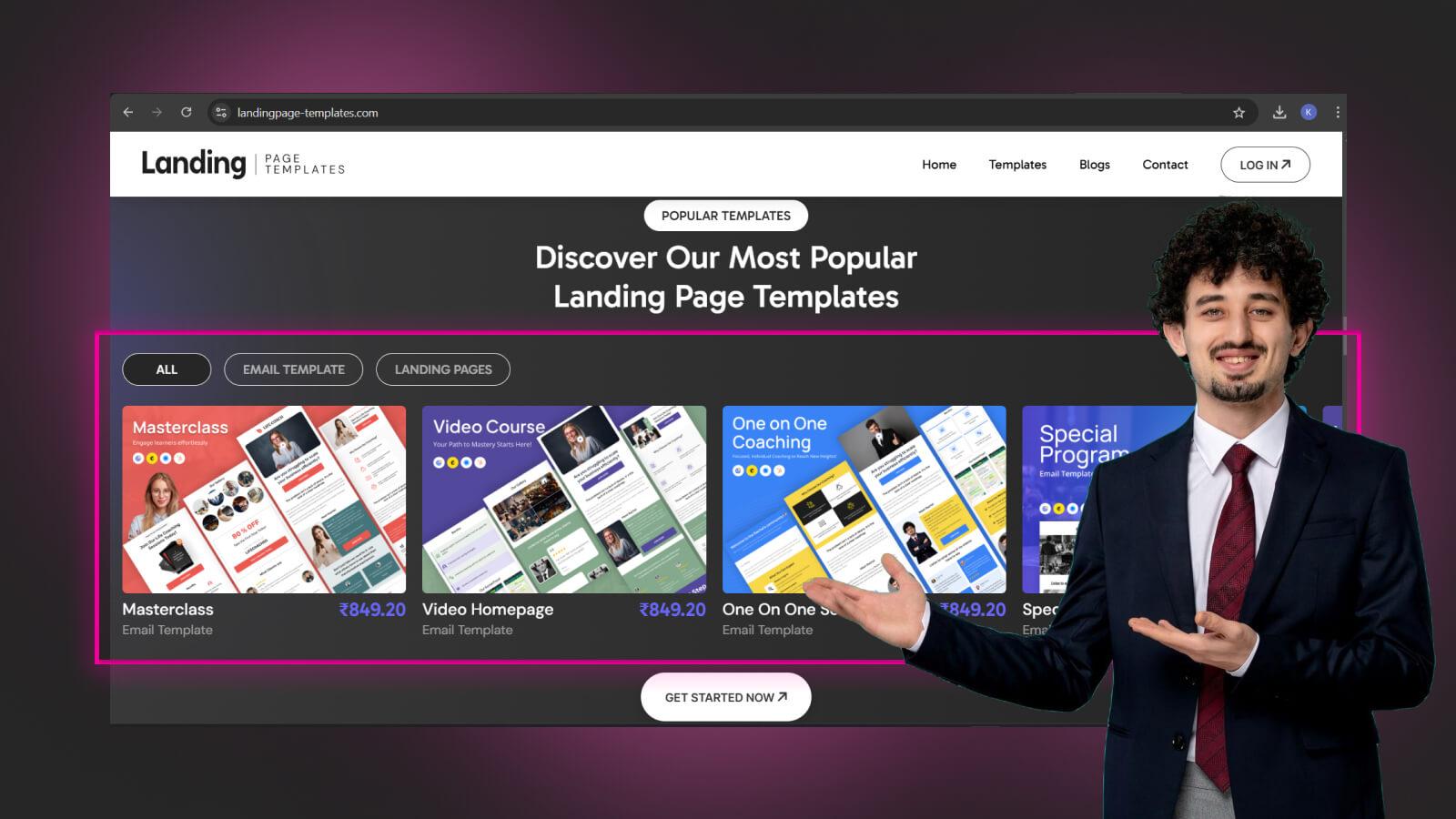 Sales funnel template designed to guide potential customers through the purchase journey