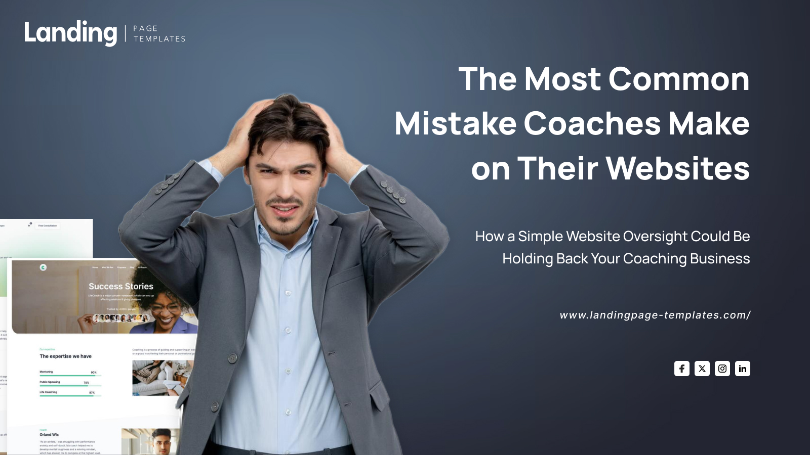 Common Mistake Coaches Make on Their Websites