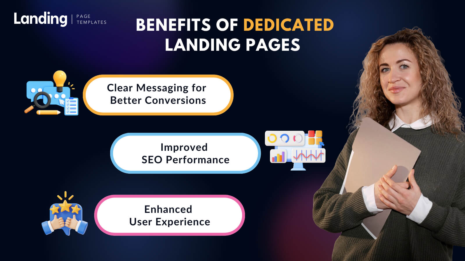 Landing page showcasing UI design inspiration