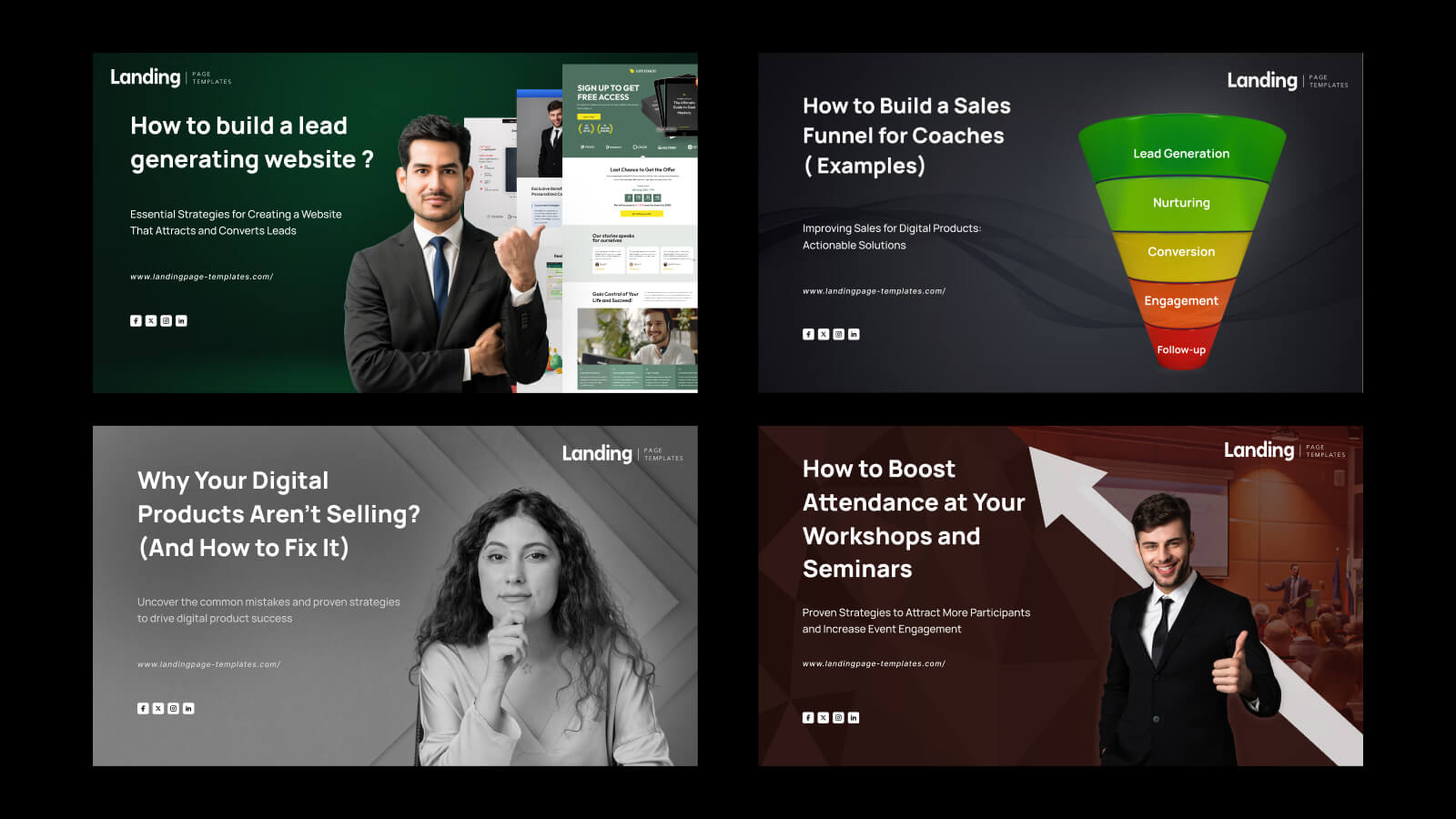 Optimized coaching landing page to convert visitors into clients.