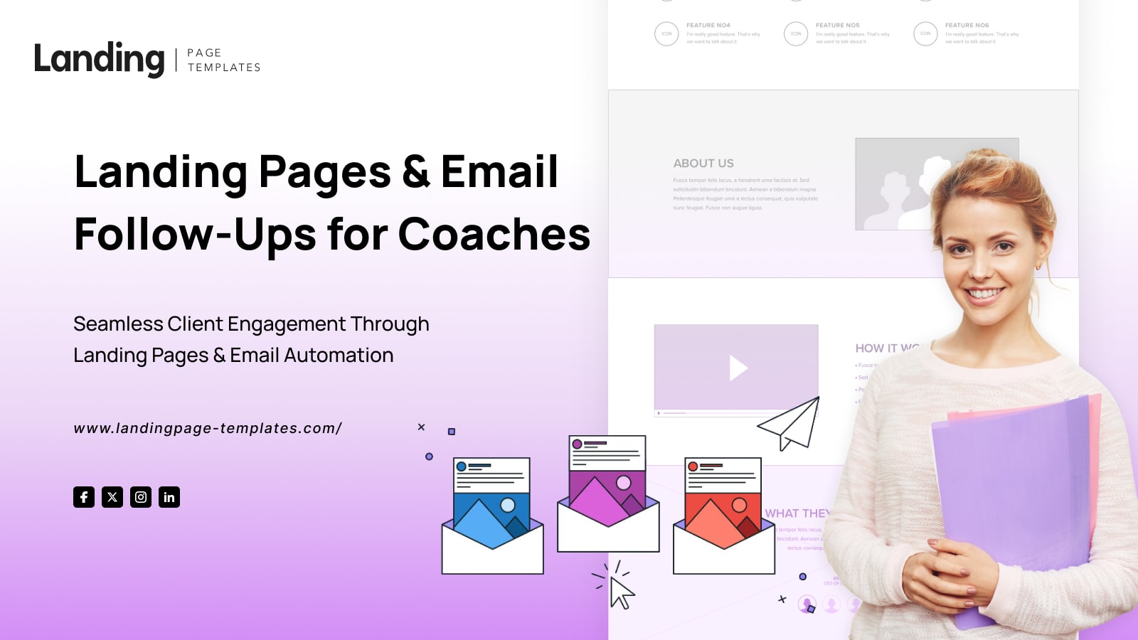 A targeted email marketing campaign designed to help coaches nurture leads and grow their business.