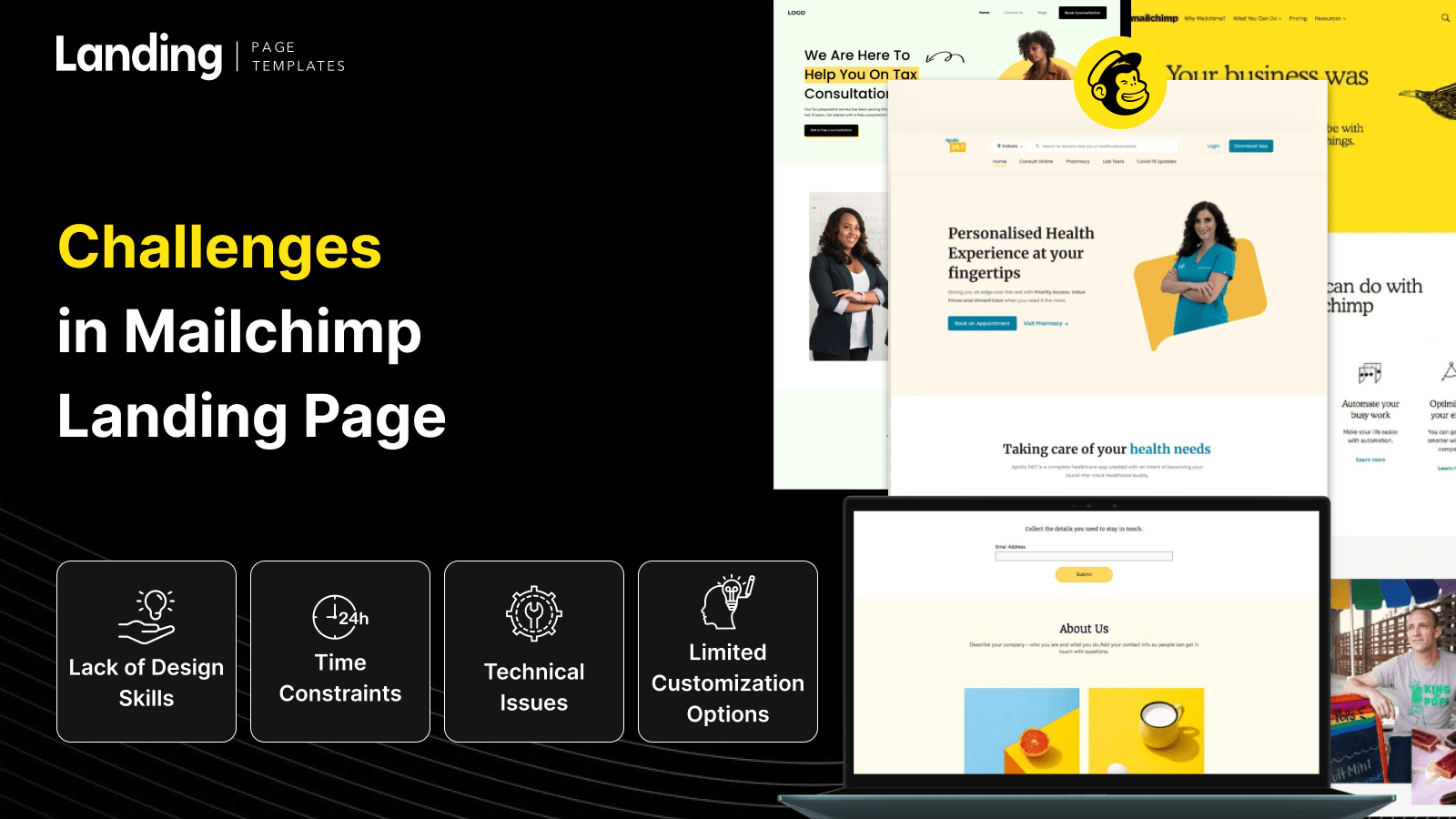 create landing page mailchimp