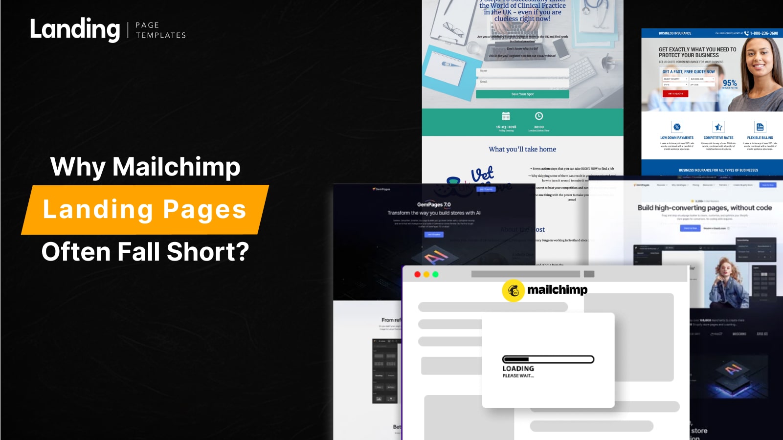 mailchimp landing page